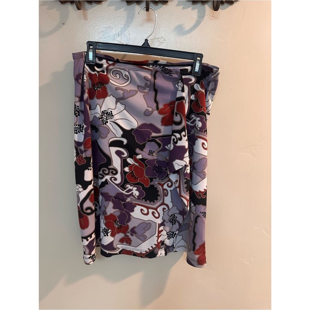 BCBG Floral Print Skirt Size S